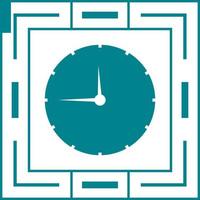 icono de vector de reloj de pared