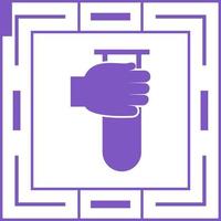 Holding Tube Vector Icon