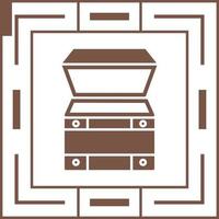 Open Treasure Box Vector Icon