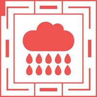 icono de vector de lluvia