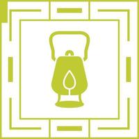 Oil Lamp Vector Icon