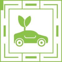 Eco friendly Car Vector Icon