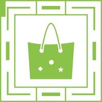 Bag with Tags Vector Icon