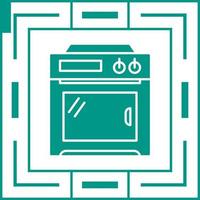 icono de vector de horno