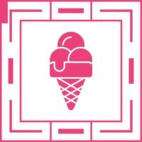 icono de vector de helado