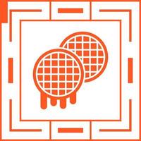 Waffle Vector Icon