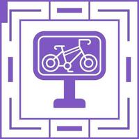 Bike Lane Vector Icon