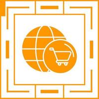 World Cart Vector Icon