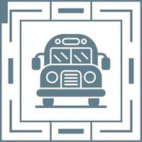 School Bus Vector Icon