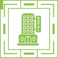 icono de vector de hotel