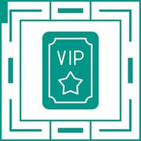 icono de vector de pase vip