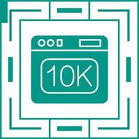 10k Vector Icon