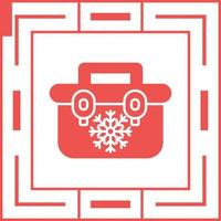 Portable Fridge Vector Icon