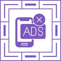 AD Block Vector Icon