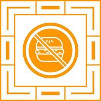 No Eating Vector Icon