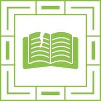 Teared Book Vector Icon