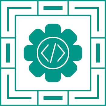 icono de vector de codificación