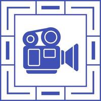icono de vector de cámara de vídeo