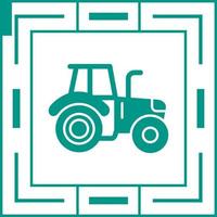 icono de vector de tractor