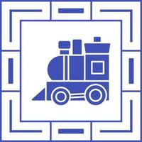 icono de vector de tren de juguete