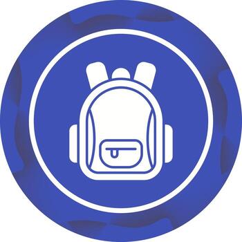 icono de vector de mochila