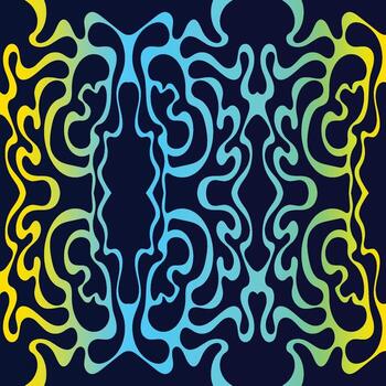 Colorful geometric background. Fluid shapes composition. Abstract background color gradient geometric ornament seamless pattern background design vector