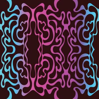 Colorful geometric background. Fluid shapes composition. Abstract background color gradient geometric ornament seamless pattern background design vector