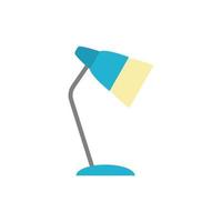 Office Table lamp flat design style. Desk lamp modern vector illustration