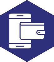 Digital Wallet Vector Icon design