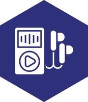 Audio Player Vector Icon design