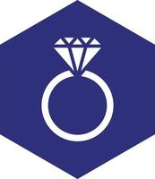 Diamond Ring Vector Icon design