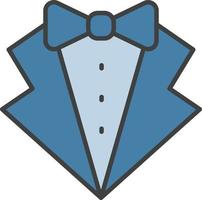 traje de boda ilustración vector