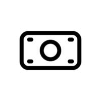 Simple Money icon. The icon can be used for websites, print templates, presentation templates, illustrations, etc vector