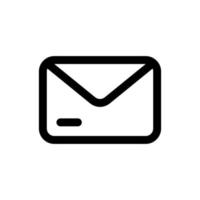 Simple Mail icon. The icon can be used for websites, print templates, presentation templates, illustrations, etc vector