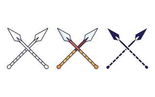 Spears vector icon