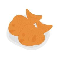 taiyaki vector ilustración