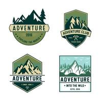 Adventure Vintage T-shirt Design. Adventure Vintage illustration Badge vector