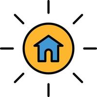 home-solar-energy Illustration Vector