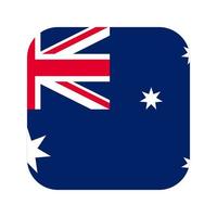 Australia flag simple illustration for independence day or election vector