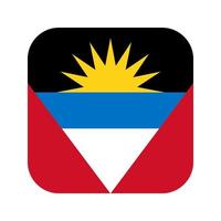 Antigua and Barbuda flag simple illustration for independence day or election vector