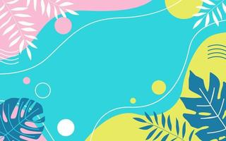 Mephis background with floral style vector