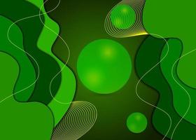 Modern luxury green color abstract background vector