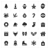 Icon set - Christmas and celebretion vector