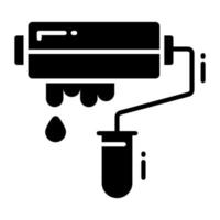 Carefully crafted paint roller icon design, easy to use icon vector