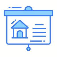 Check this carefully crafted vector of house presentation in editable style