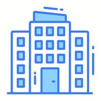 Building vector design, editable vector of office building