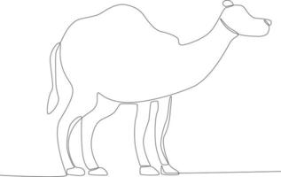 A camel for sacrifice vector