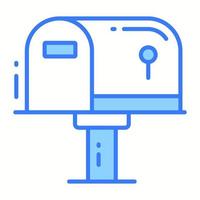 Check this carefully crafted vector of mailbox, premium icon design