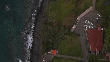 Küste im Madeira, Portugal durch Drohne video
