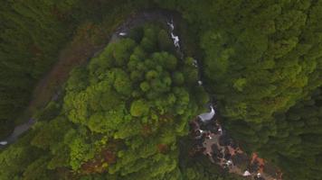 Cascata das Lombadas in Sao Miguel, the Azores by Drone 5 video